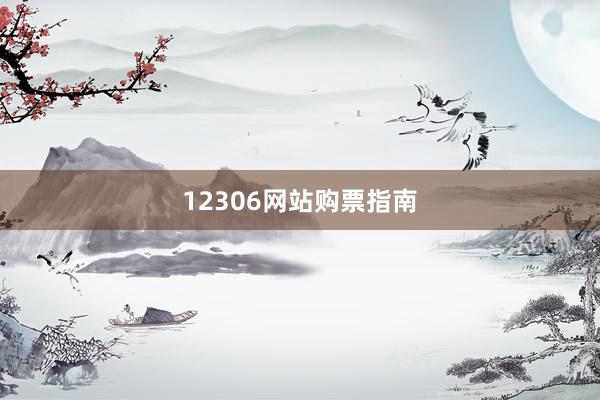 12306网站购票指南